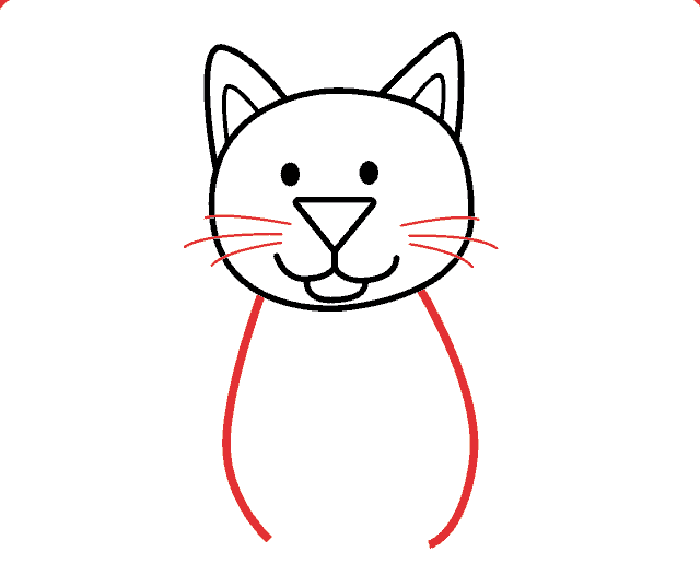 Tô màu Con Mèo Ngốc Nghếch - Trang Tô Màu Cho Bé
