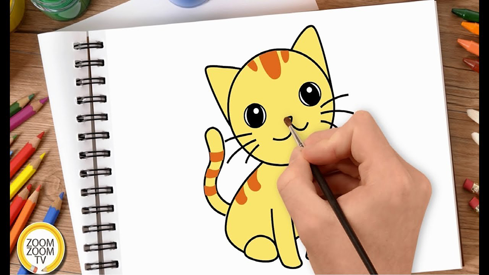 Bộ tranh tô màu con vật cho bé tập tô từ 1 đến 5 tuổi